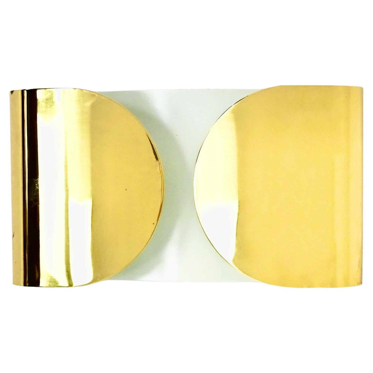 Golden Foglio Wall lamp by Tobia & Afra Scarpa for Flos, 1960s