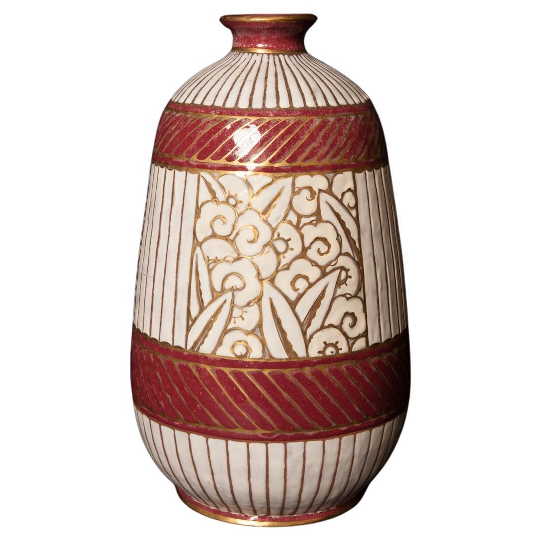 Vaso da giardino dorato di Odette Chatrousse-Heiligenstein in vendita