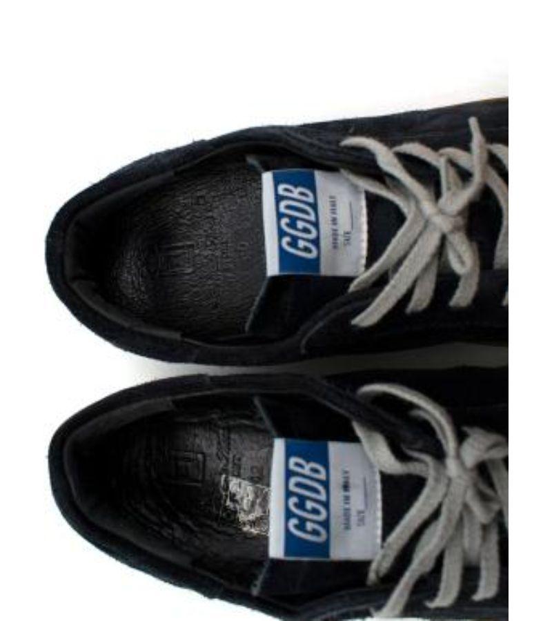 Golden Goose Anthracite Deluxe Suede Low Sneakers For Sale 1