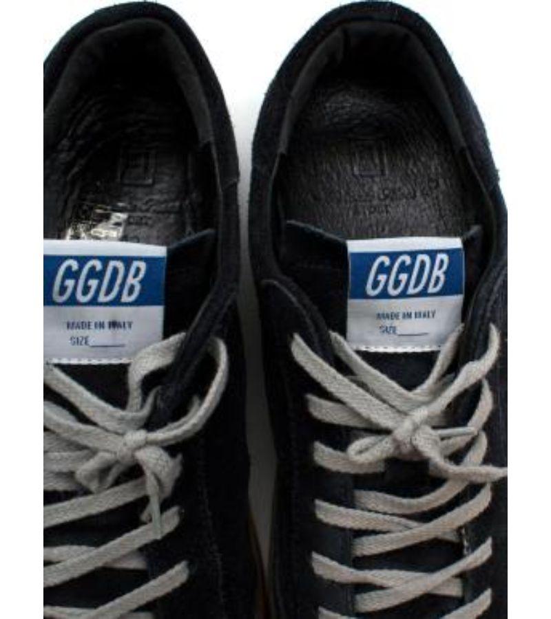 Golden Goose Anthracite Deluxe Suede Low Sneakers For Sale 3