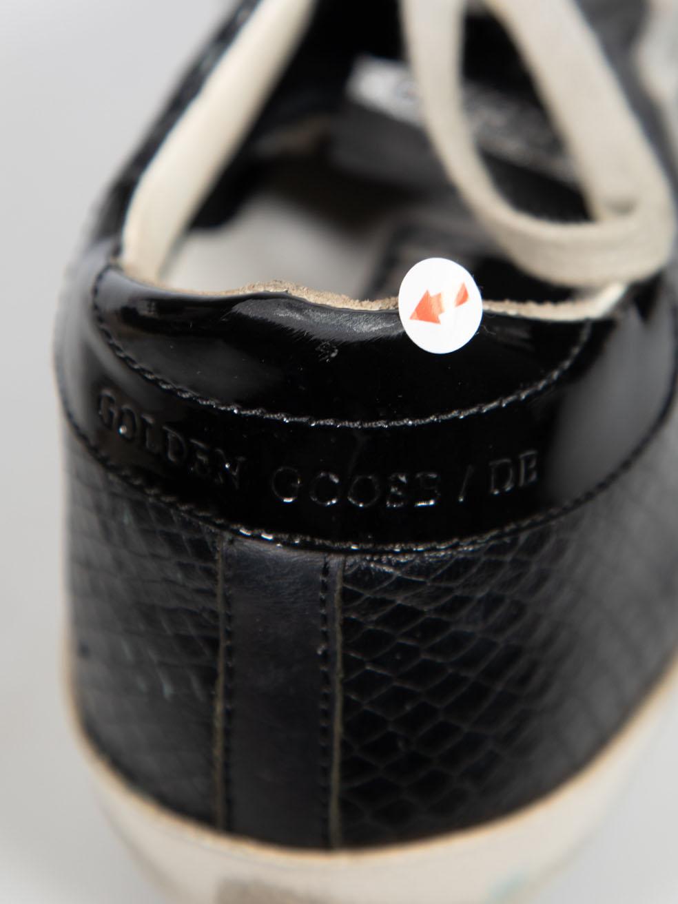 Golden Goose Zapatillas Superstar de piel negra Talla IT 37 en venta 5