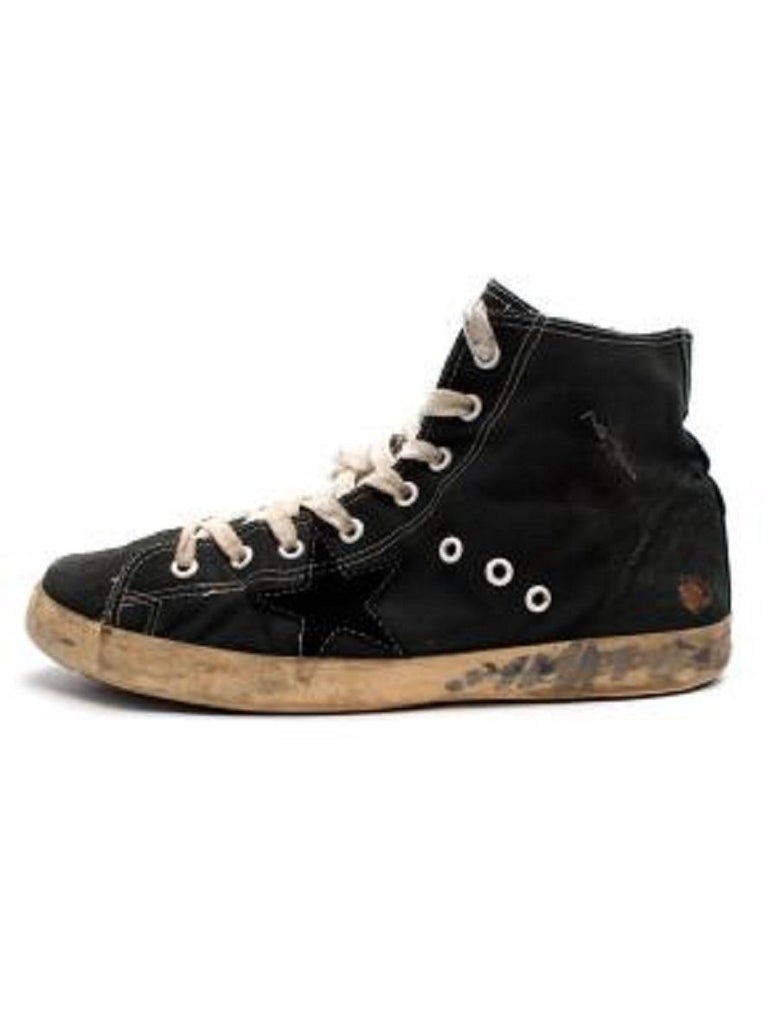 golden goose black high tops