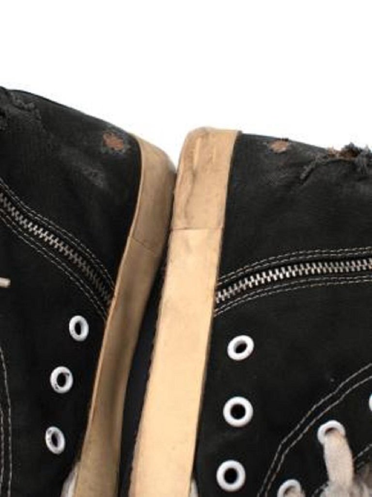 golden goose black high tops