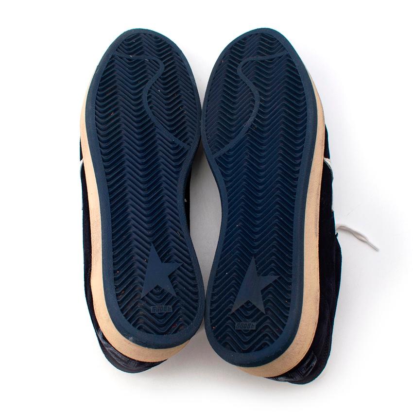 Golden Goose Zapatillas de ante azul Ball Star Distressed - US 11 en venta 5