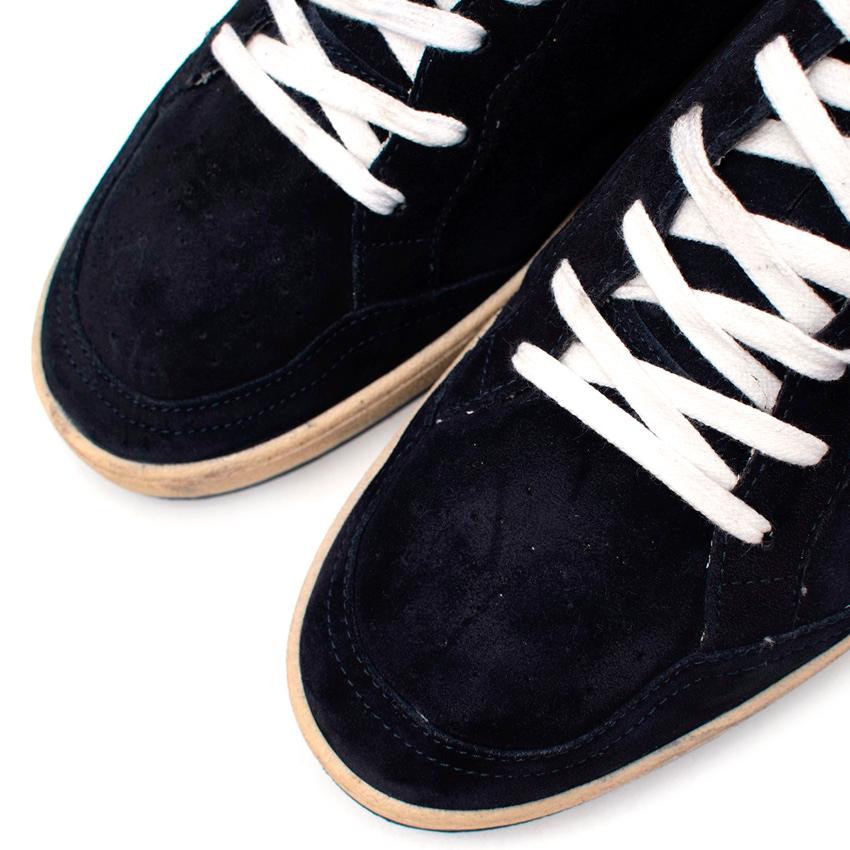 Golden Goose Zapatillas de ante azul Ball Star Distressed - US 11 en venta 4