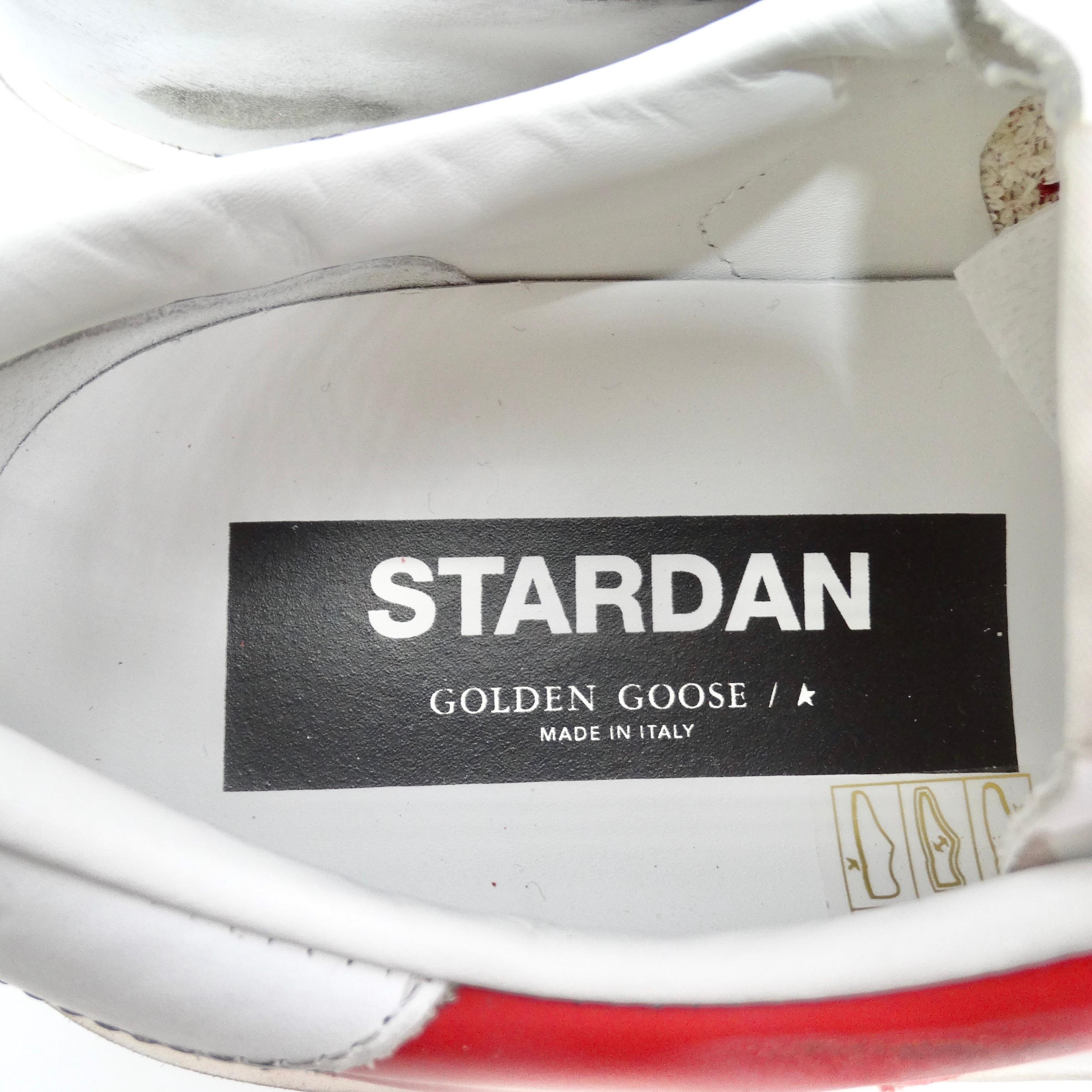 Golden Goose Brand New Stardan Leather Sneakers Red 1