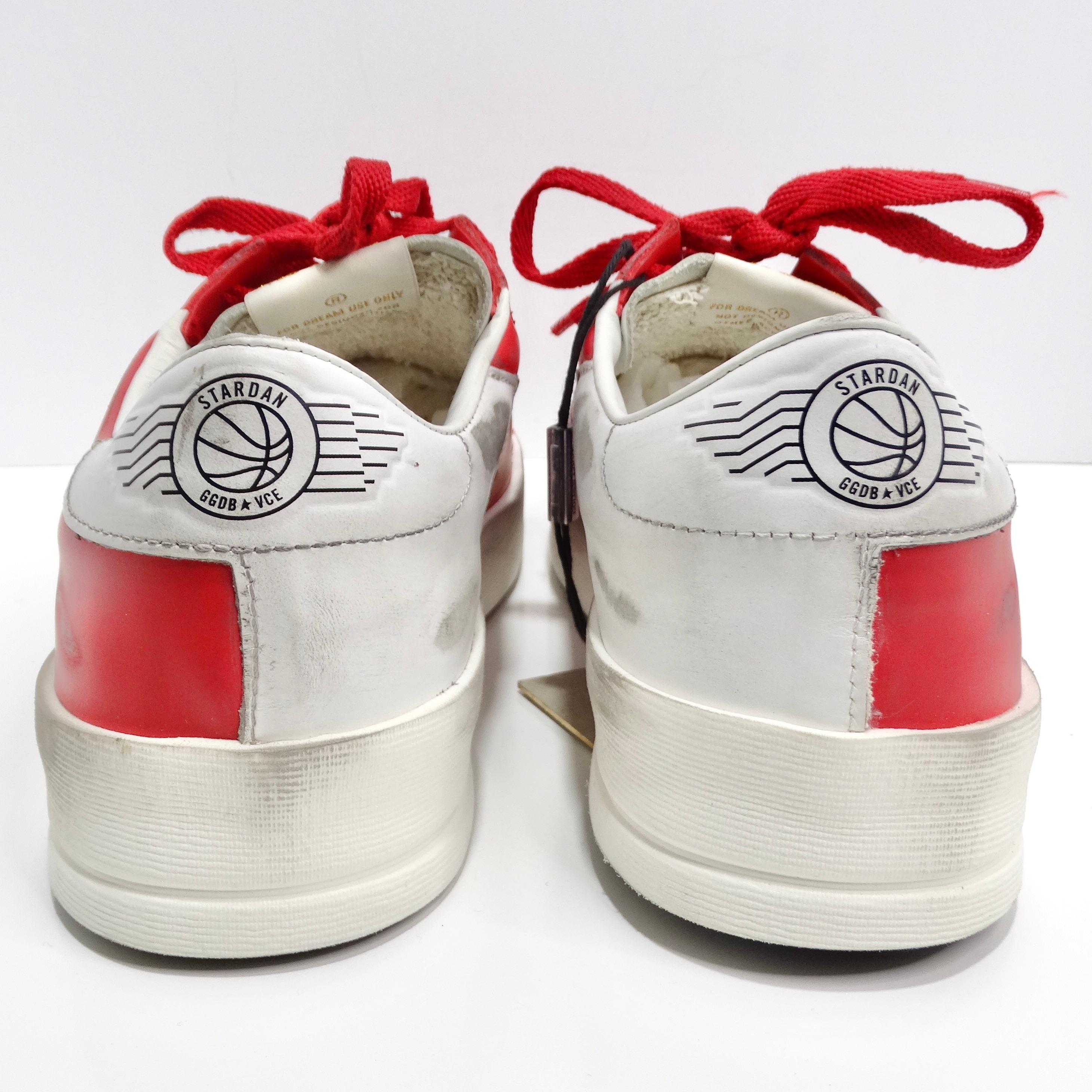 Golden Goose Brand New Stardan Leather Sneakers Red 5