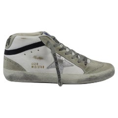 Golden Goose Deluxe Brand Mid Star Leather And Suede Sneakers Eu 39 Uk 6 Us 9