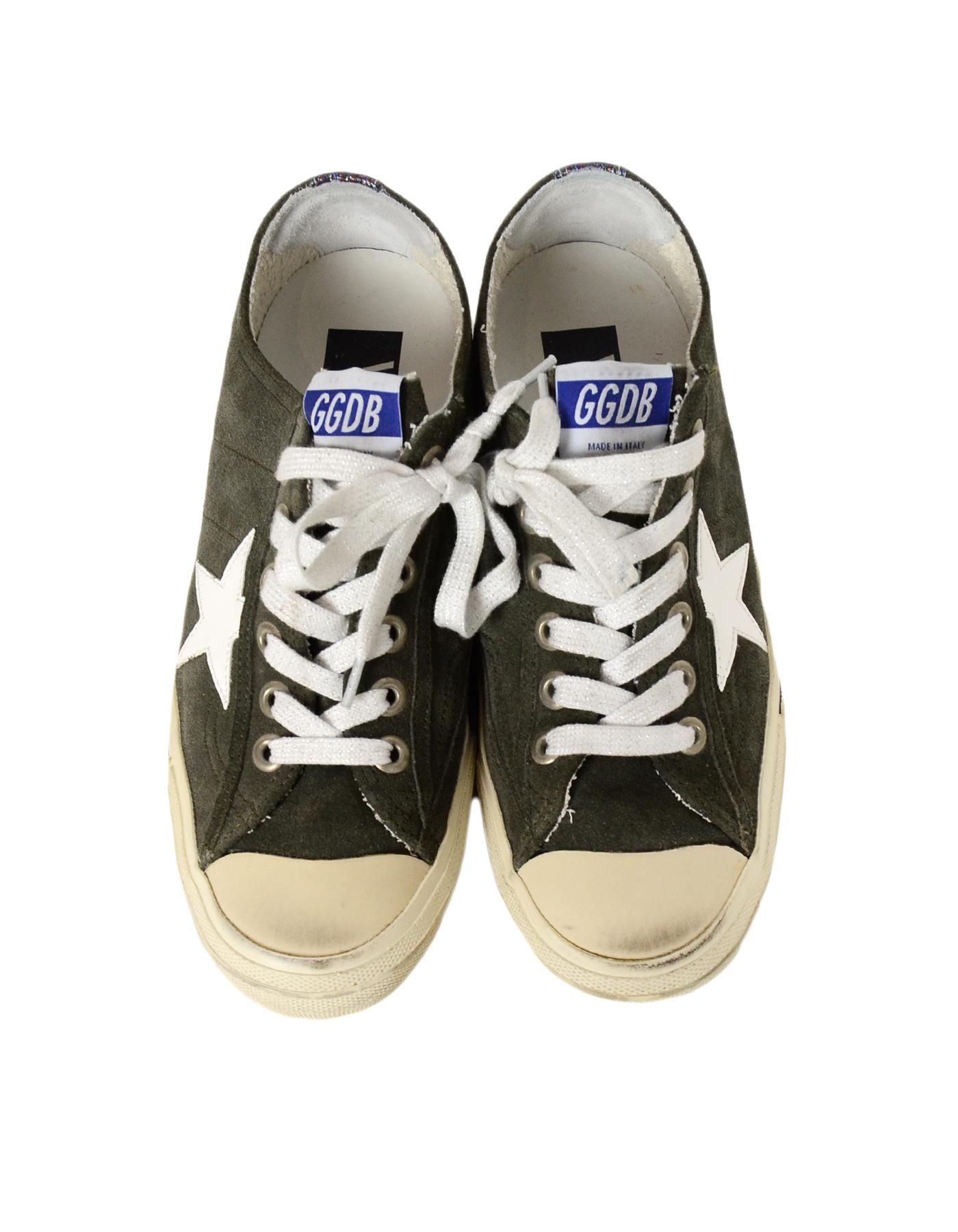 golden goose military green