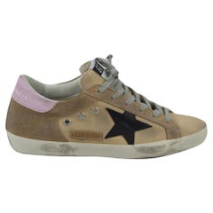 Golden Goose Deluxe Brand Superstar Canvas, Leather And Suede Sneakers Eu 38 Uk 