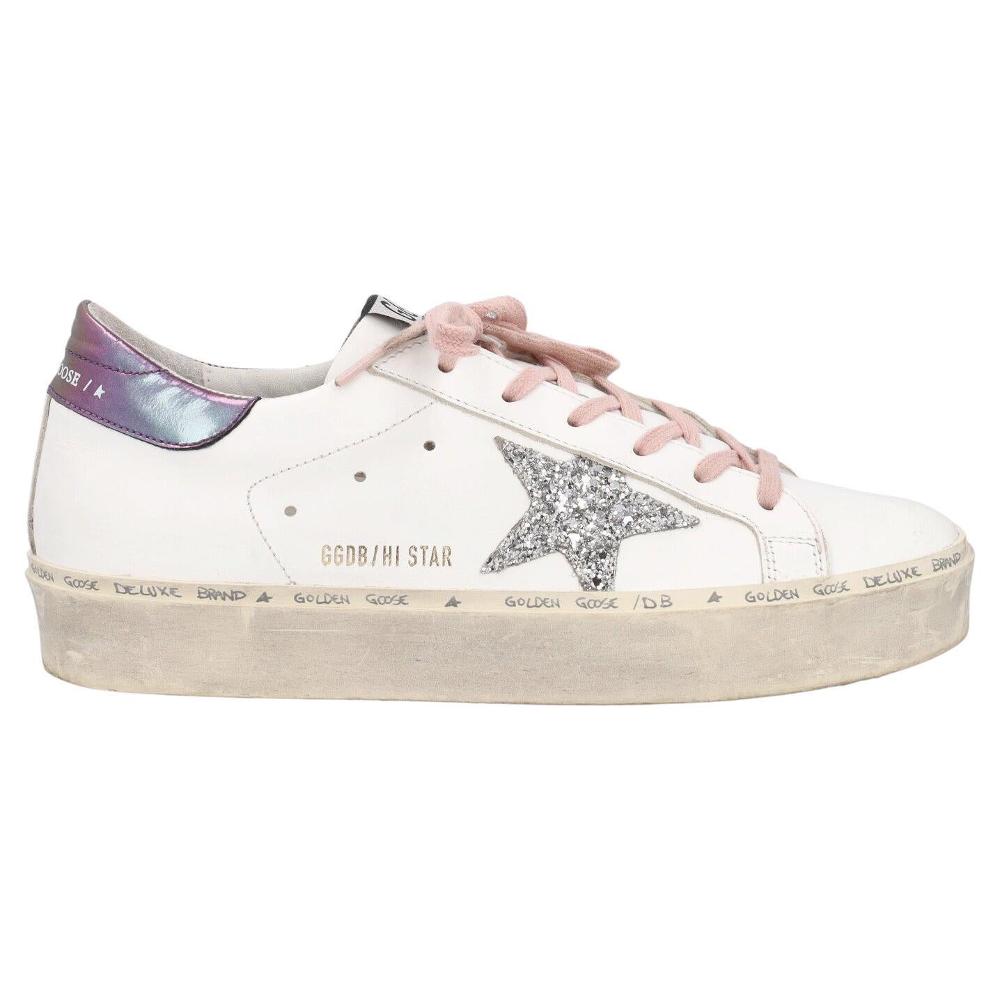 Golden Goose Deluxe Brand Women Sneakers White Leather EU 39 For Sale
