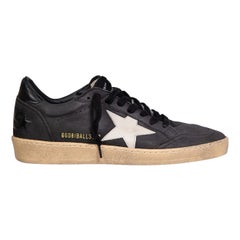 Golden Goose FW24 Grey Leather Ball Star Trainers Size IT 40
