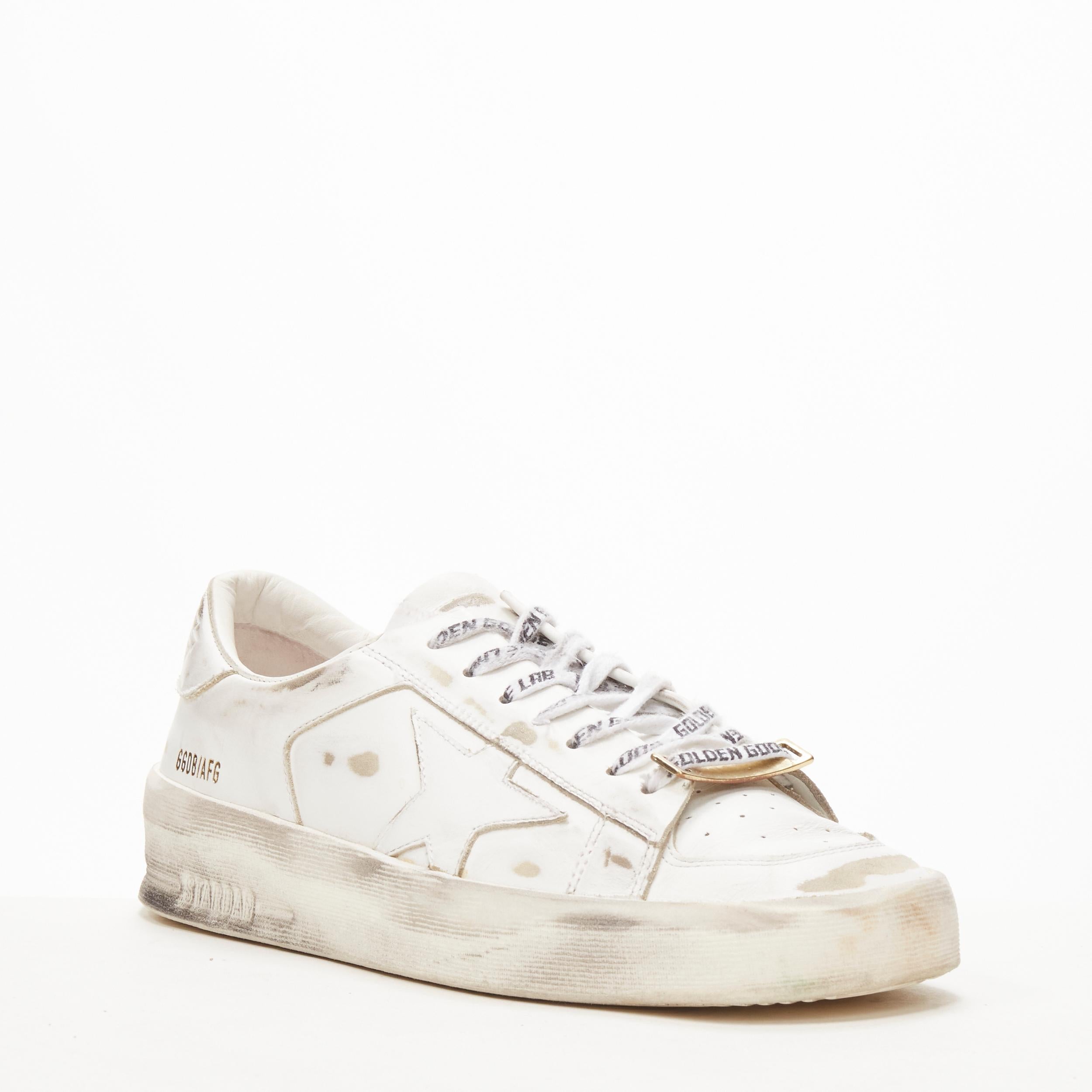 Blanc GOLDEN GOOSE GG/AFG - Escarpins blancs délavés Stardan EU38 en vente