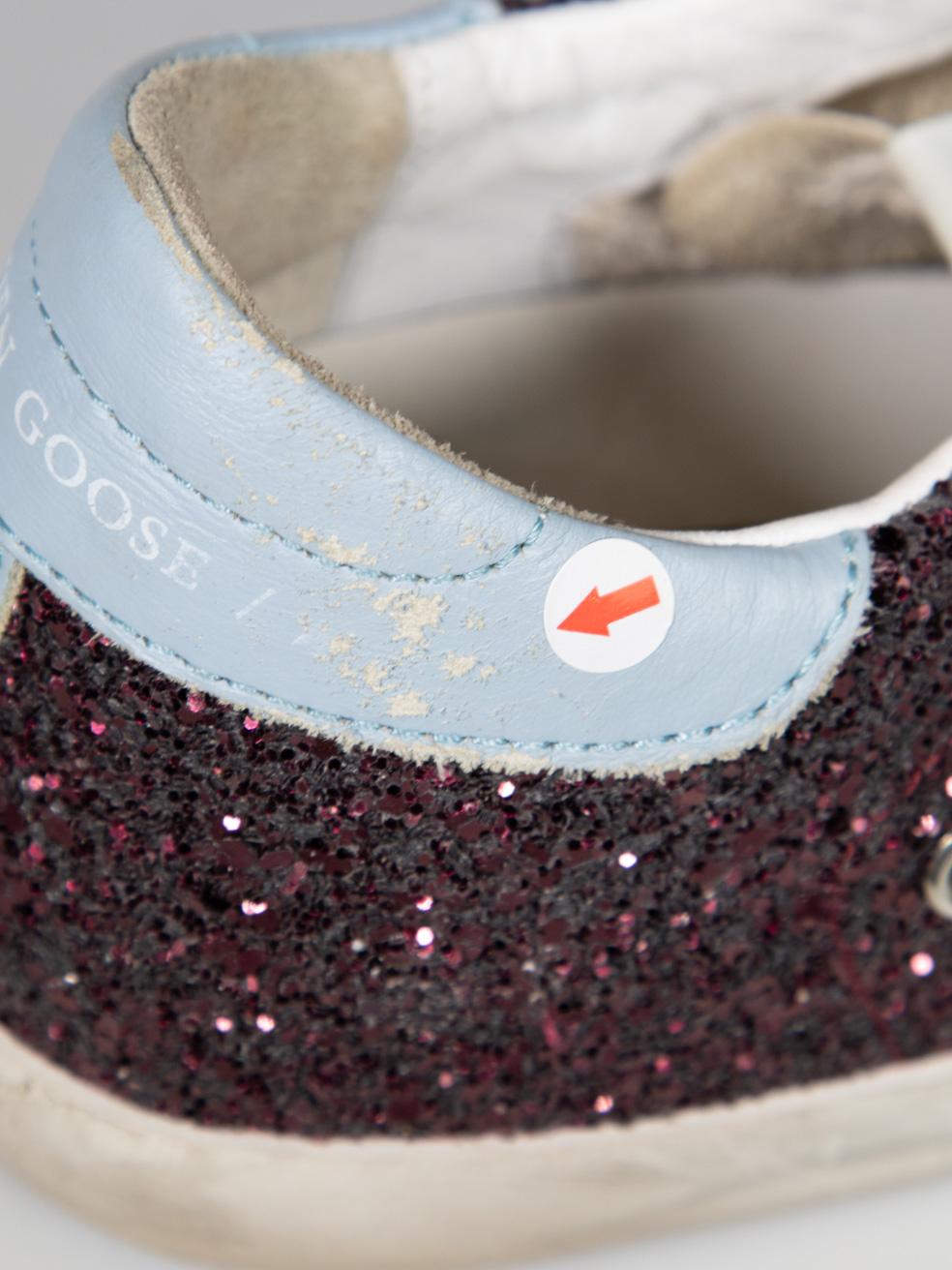 Golden Goose Glitter Superstar Distressed Trainers Size IT 37 3