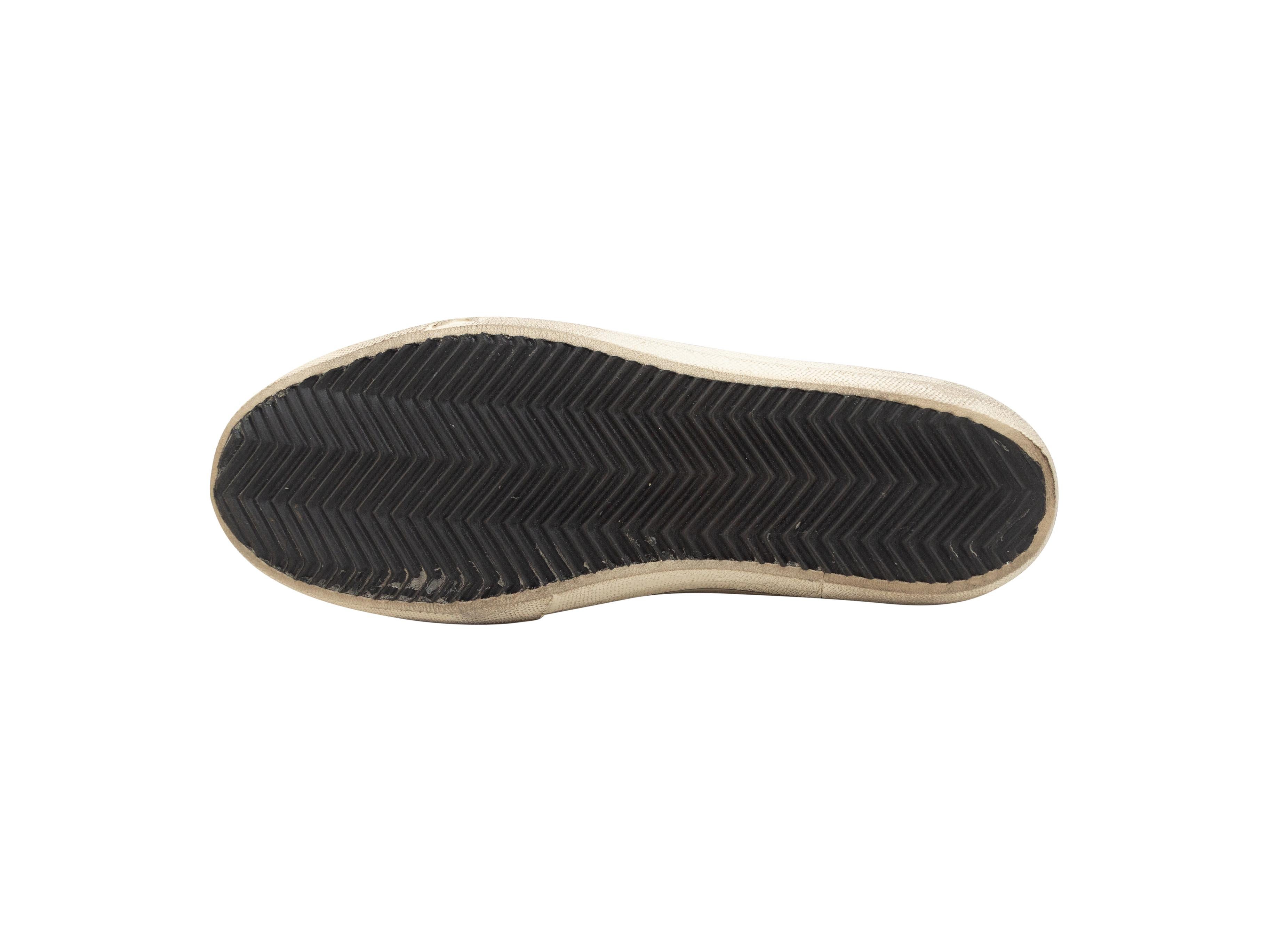 Golden Goose Grey Suede Cap-Toe Sneakers 1