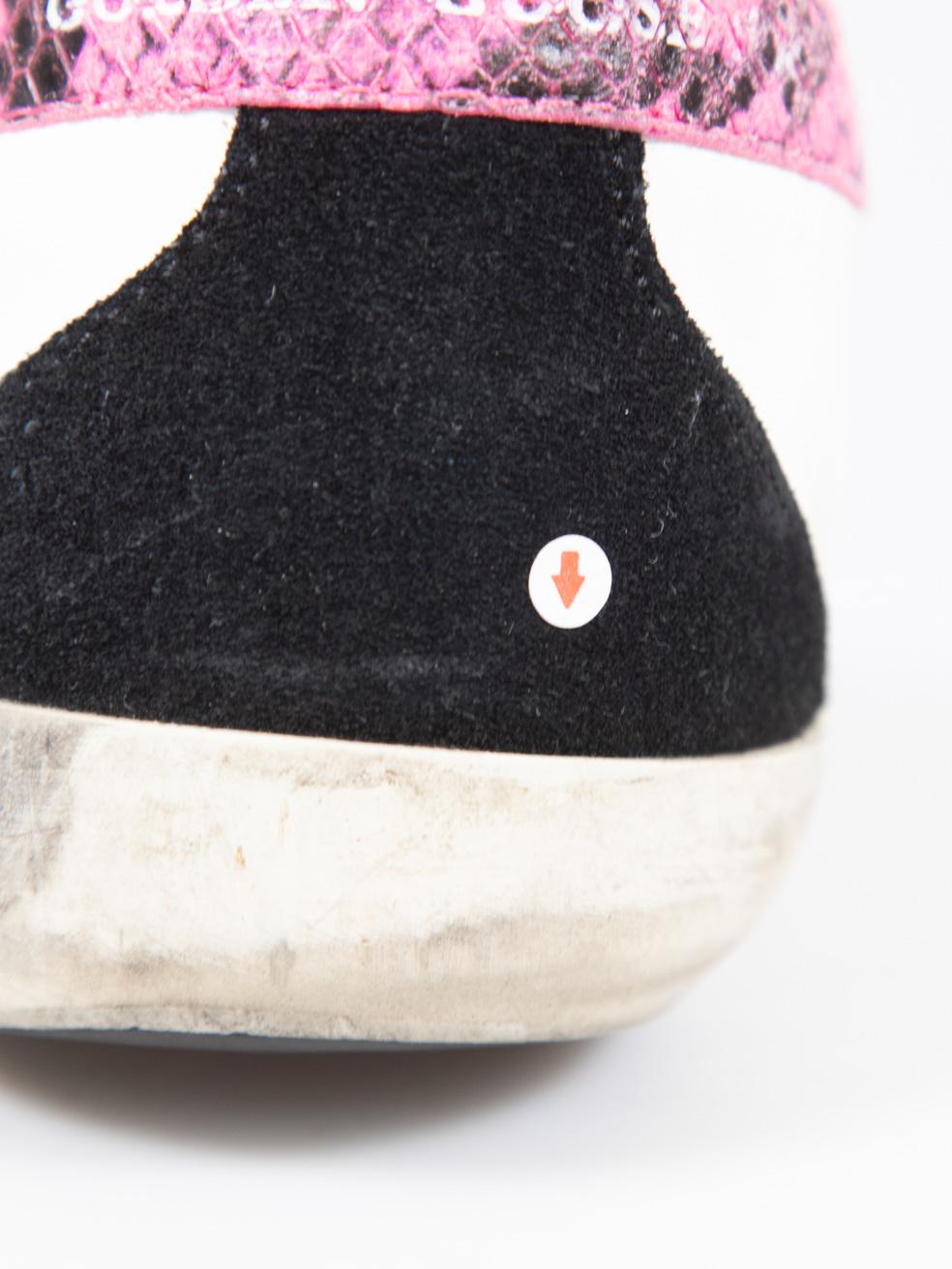 Golden Goose Leather & Suede Superstar Trainers Size IT 38 For Sale 3