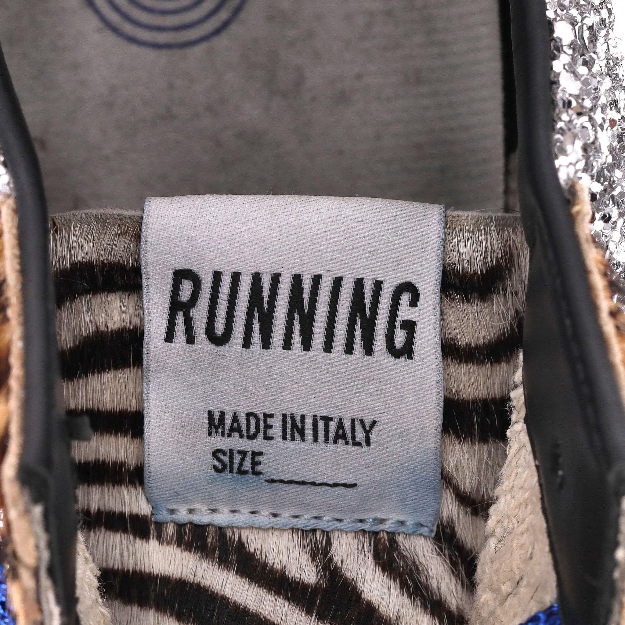 Golden Goose Leopard Print Running Sole Sneakers 3