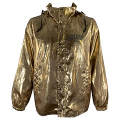 GOLDEN GOOSE Giacca in poliuretano metallizzato oro taglia unica