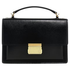 Borsa con manico superiore in pelle Palmellato di Golden Goose — Nera
