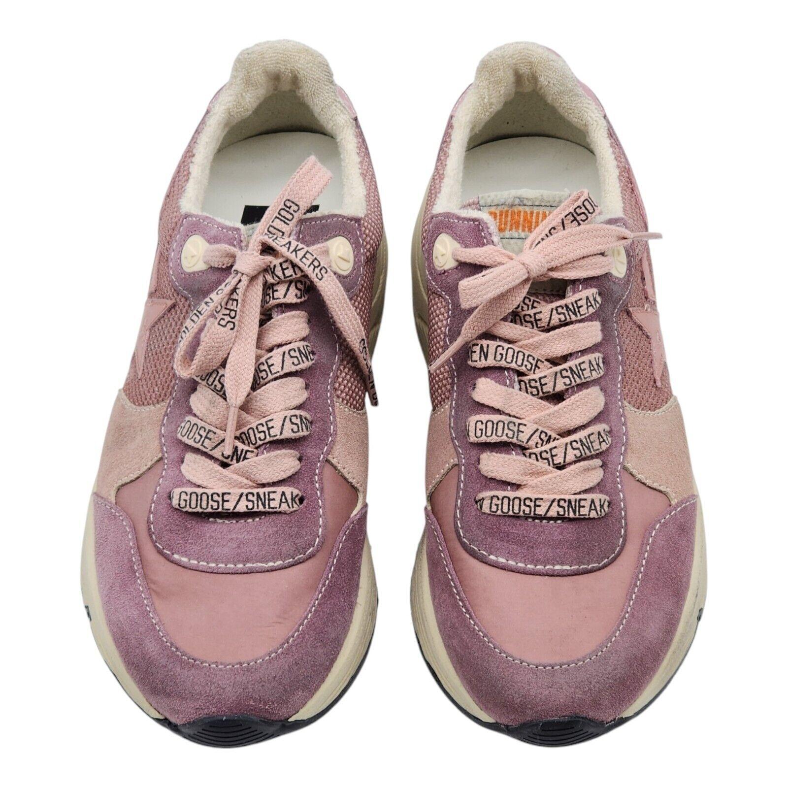 Golden Goose Running Sole Lace-Up Sneakers.

Additional information:
Material: Suede & leather
Style: GWF00215 F005340 25707
Color: Pink
Size: 39 EU (9 US)
Golden Goose color: ASH ROSE/MAUVE/ANTIQ
Condition: Brand new with box, dustbag and passport.