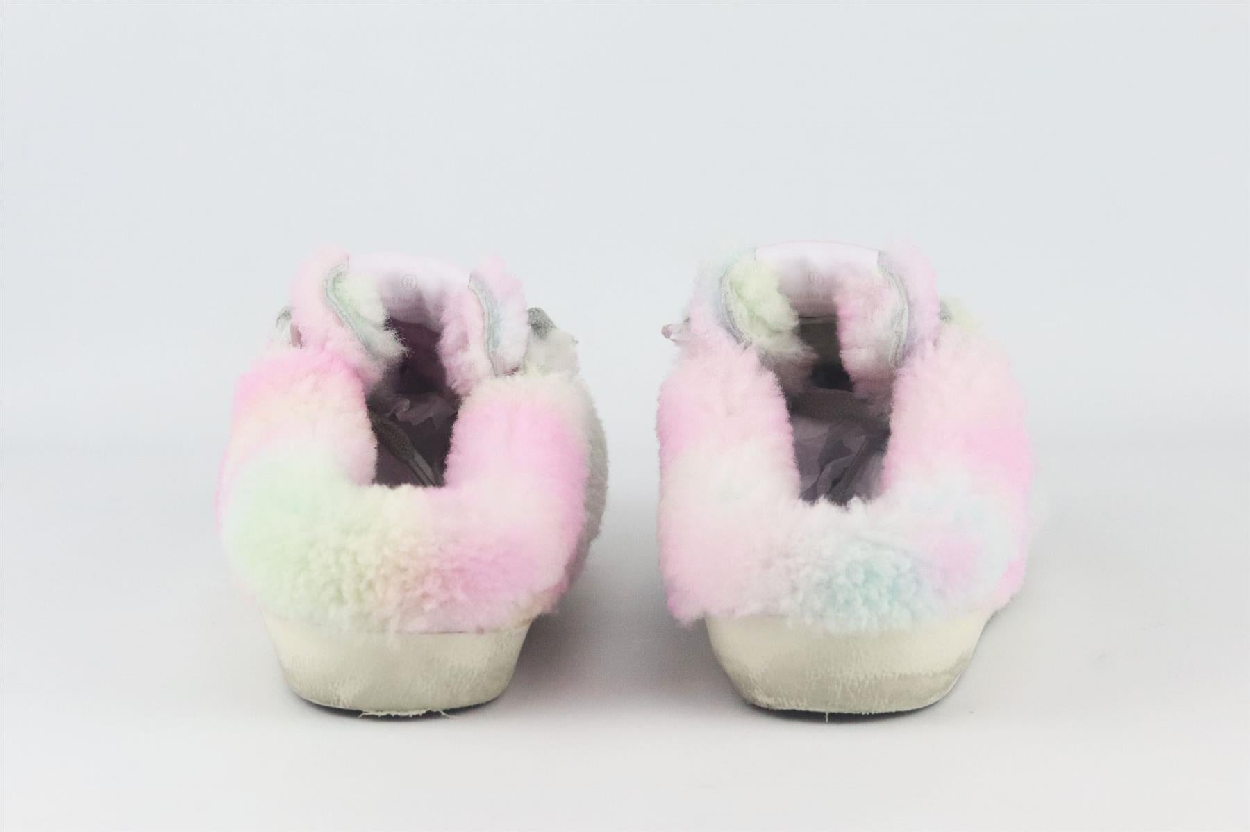 Golden Goose Sabot Shearling & Leder Slip On Sneakers im Zustand „Neu“ in London, GB