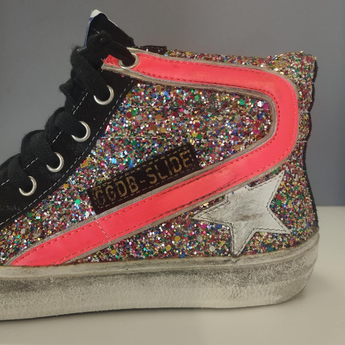 Black Golden Goose Slide Archive Sneakers IT 37