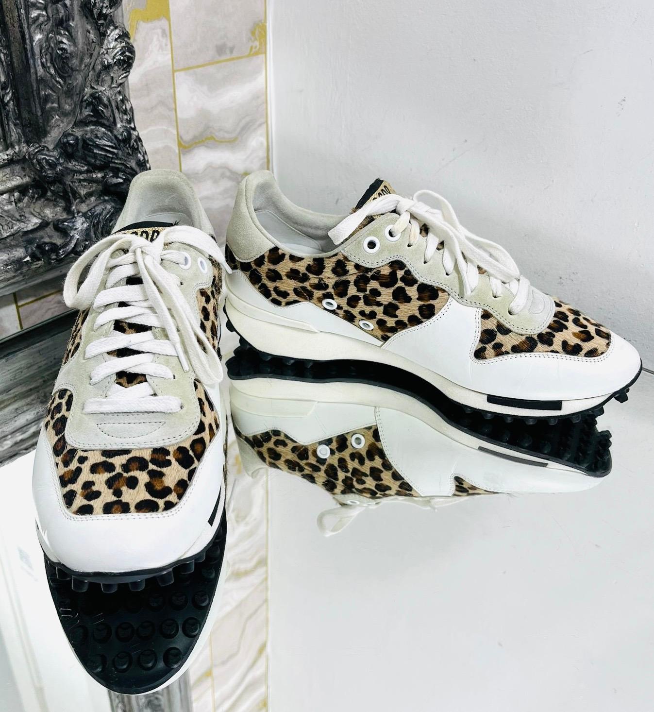 Women's Golden Goose Starland Calf Hair, Suede & Leather Sneakers