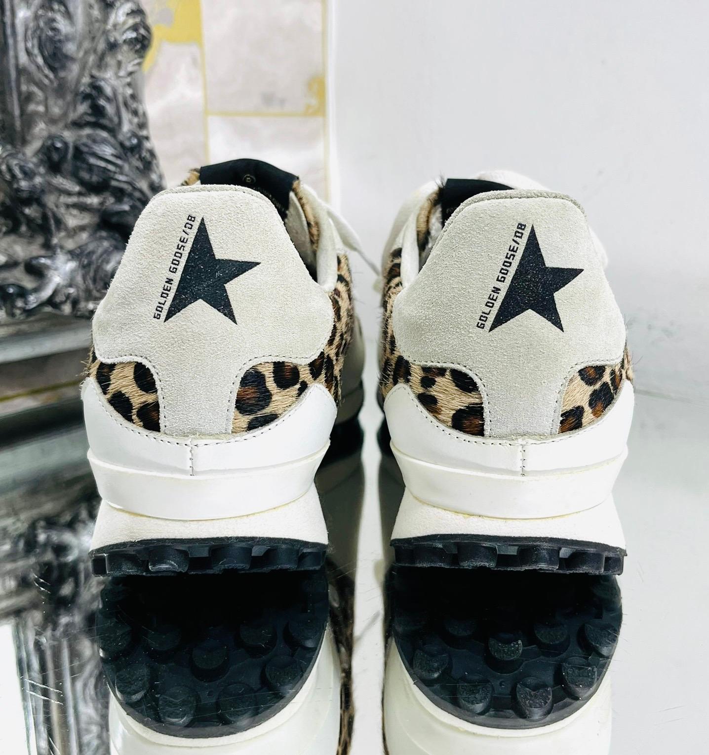 Golden Goose Starland Calf Hair, Suede & Leather Sneakers 1