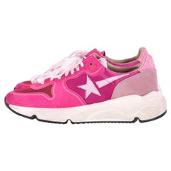 Golden Goose Suede Running Sneakers.