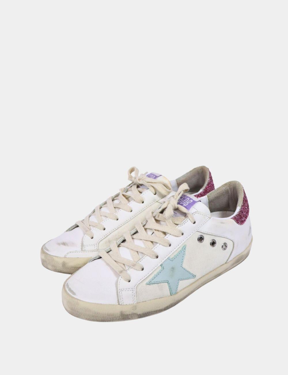 Gray Golden Goose Superstar Sneakers Size EU 39