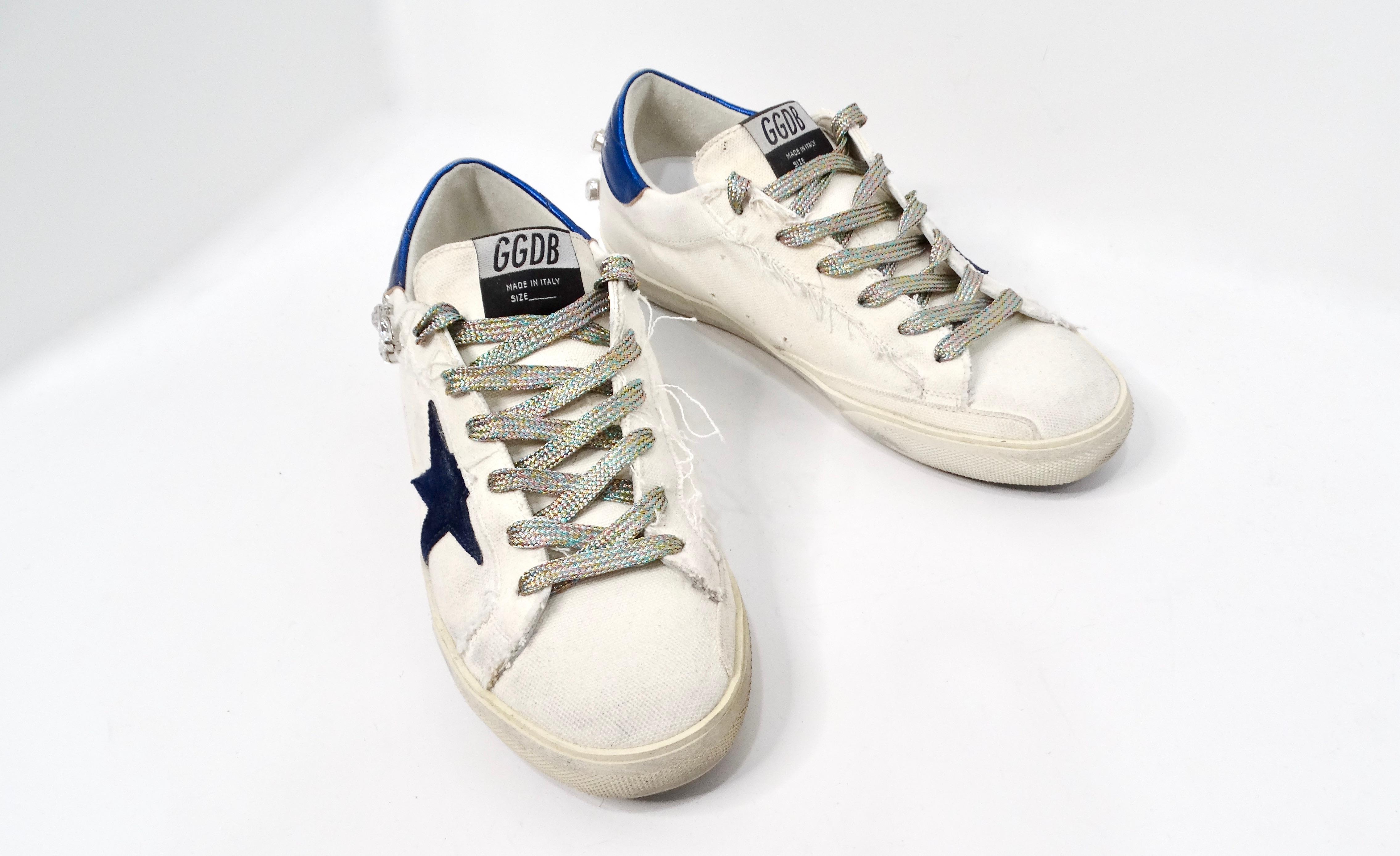 Sneakers Super-Star di Golden Goose impreziosite da cristalli Swarovski In condizioni buone in vendita a Scottsdale, AZ