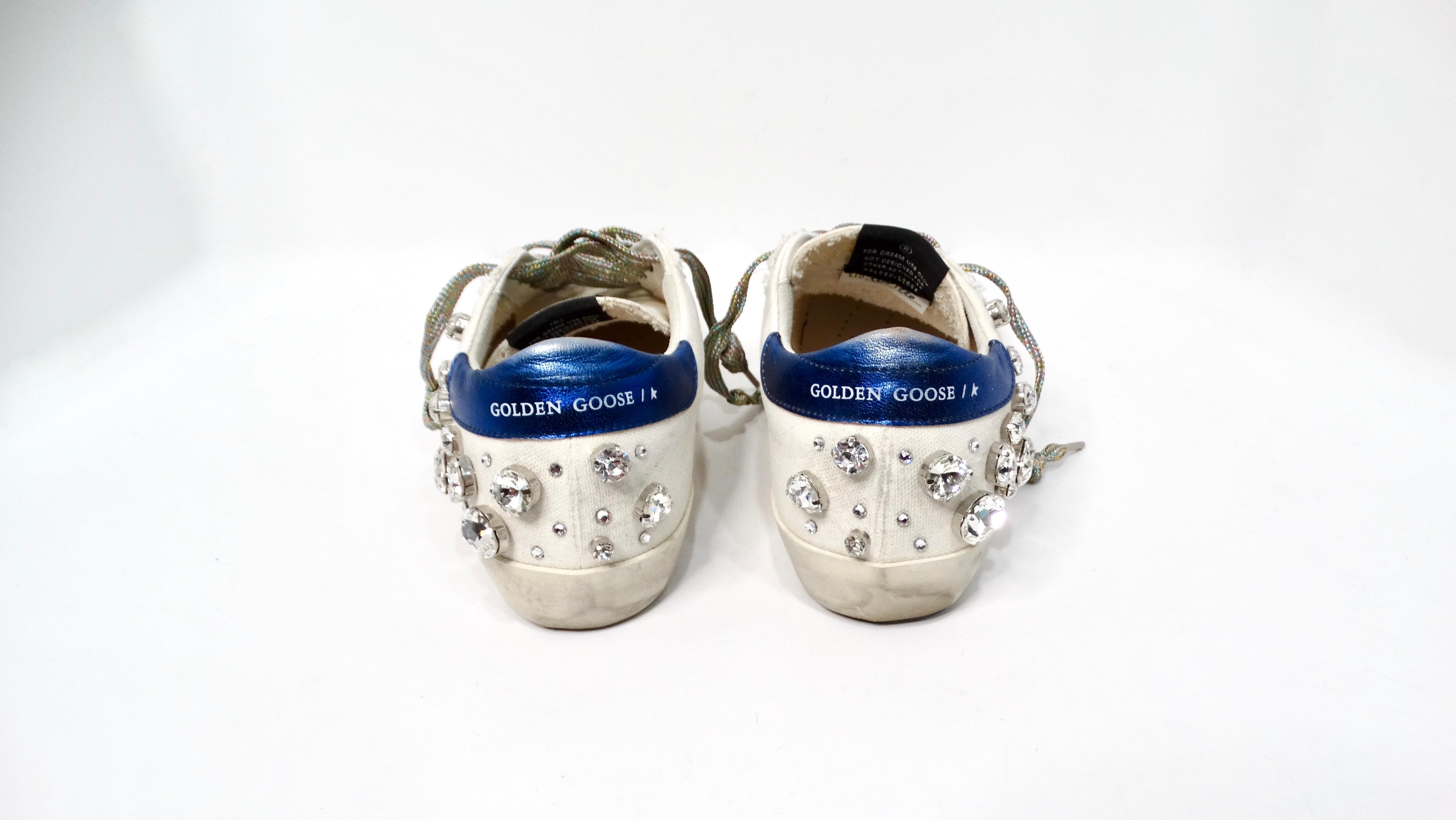 Sneakers Super-Star di Golden Goose impreziosite da cristalli Swarovski in vendita 2