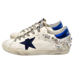 Golden Goose Swarovski Crystal Embellished Super-Star Sneakers