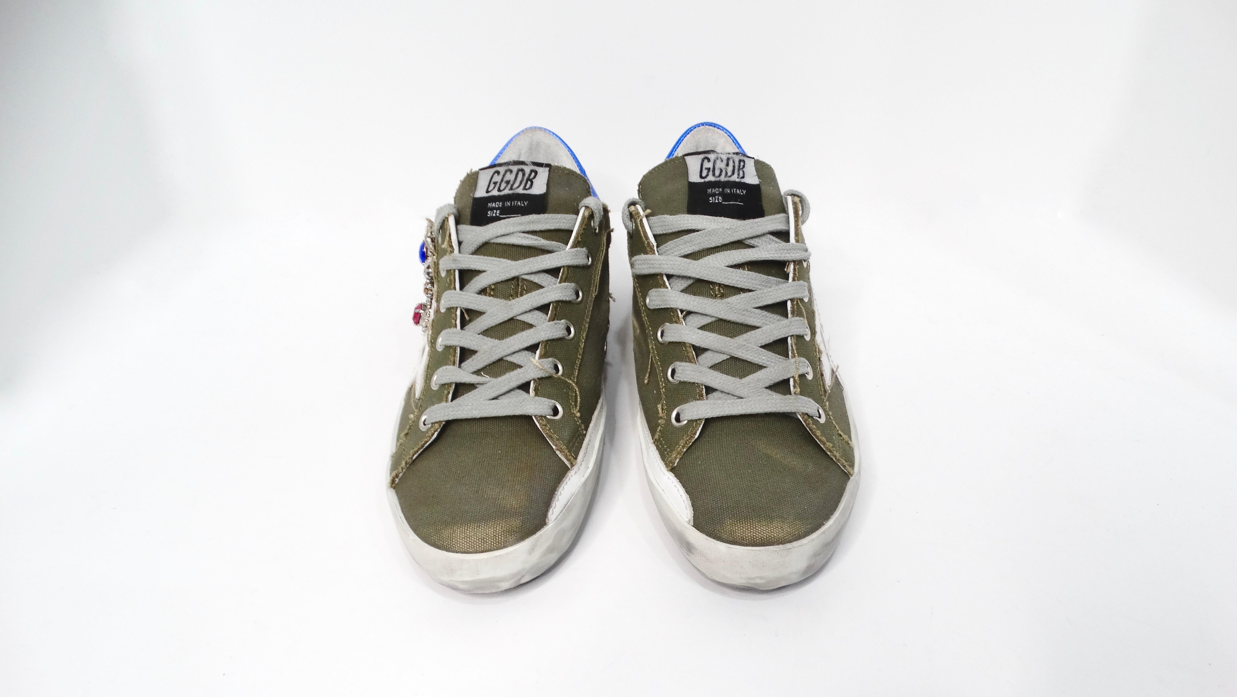 Grigio Sneakers Superstar impreziosite da cristalli di Golden Goose Swarovski