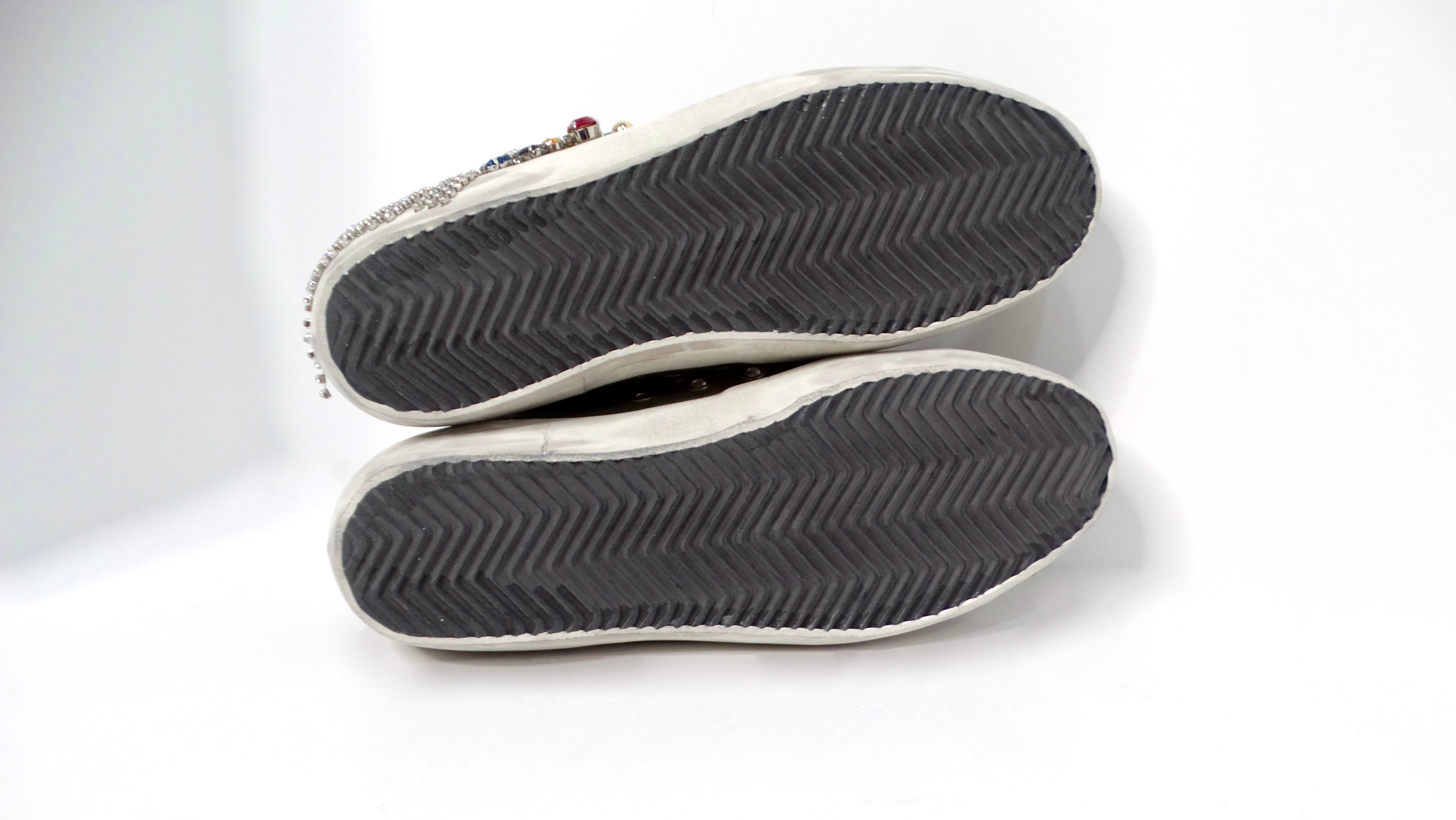 Donna Sneakers Superstar impreziosite da cristalli di Golden Goose Swarovski