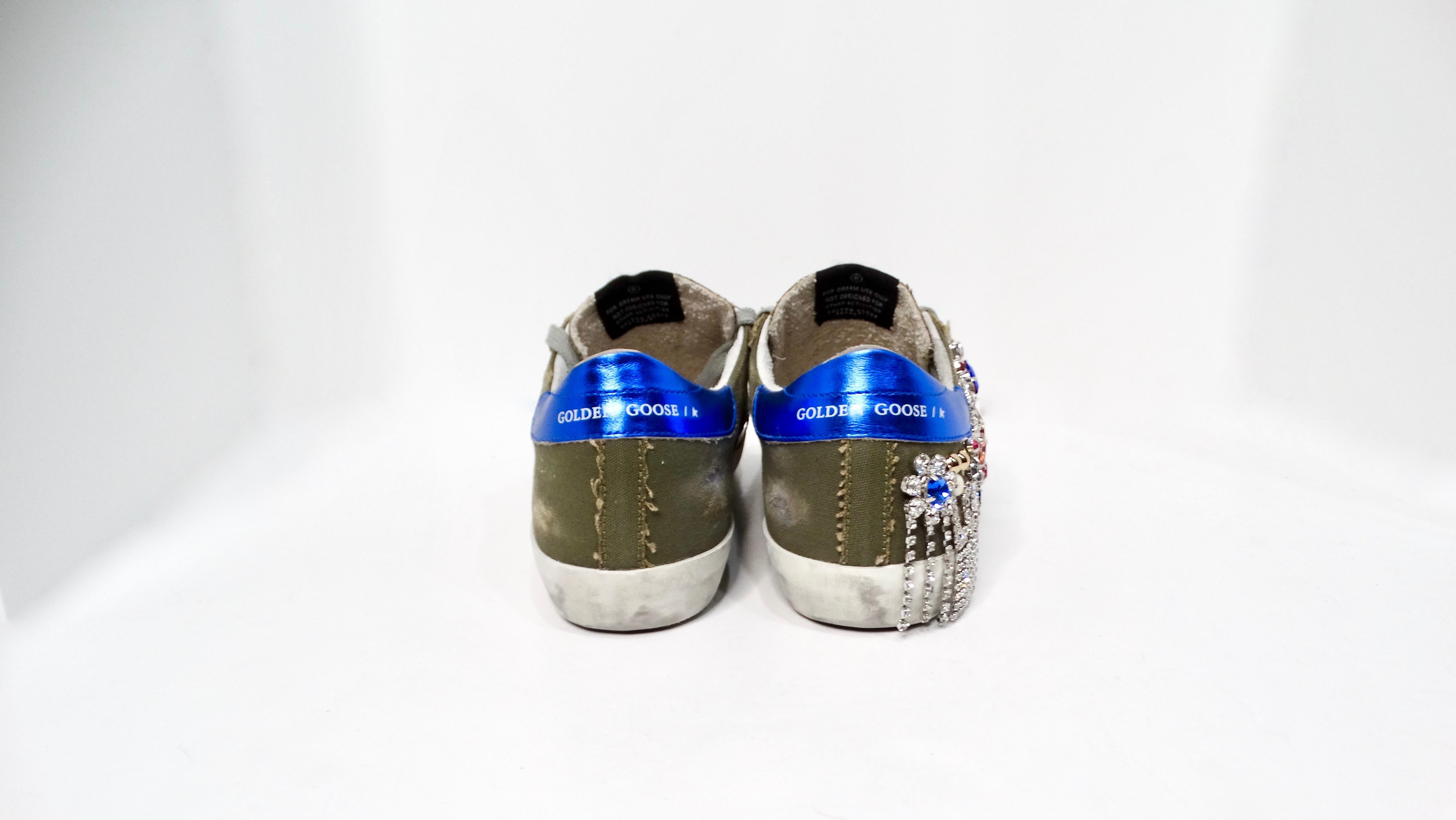 Sneakers Superstar impreziosite da cristalli di Golden Goose Swarovski 1