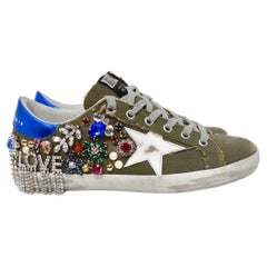 Sneakers Superstar impreziosite da cristalli di Golden Goose Swarovski