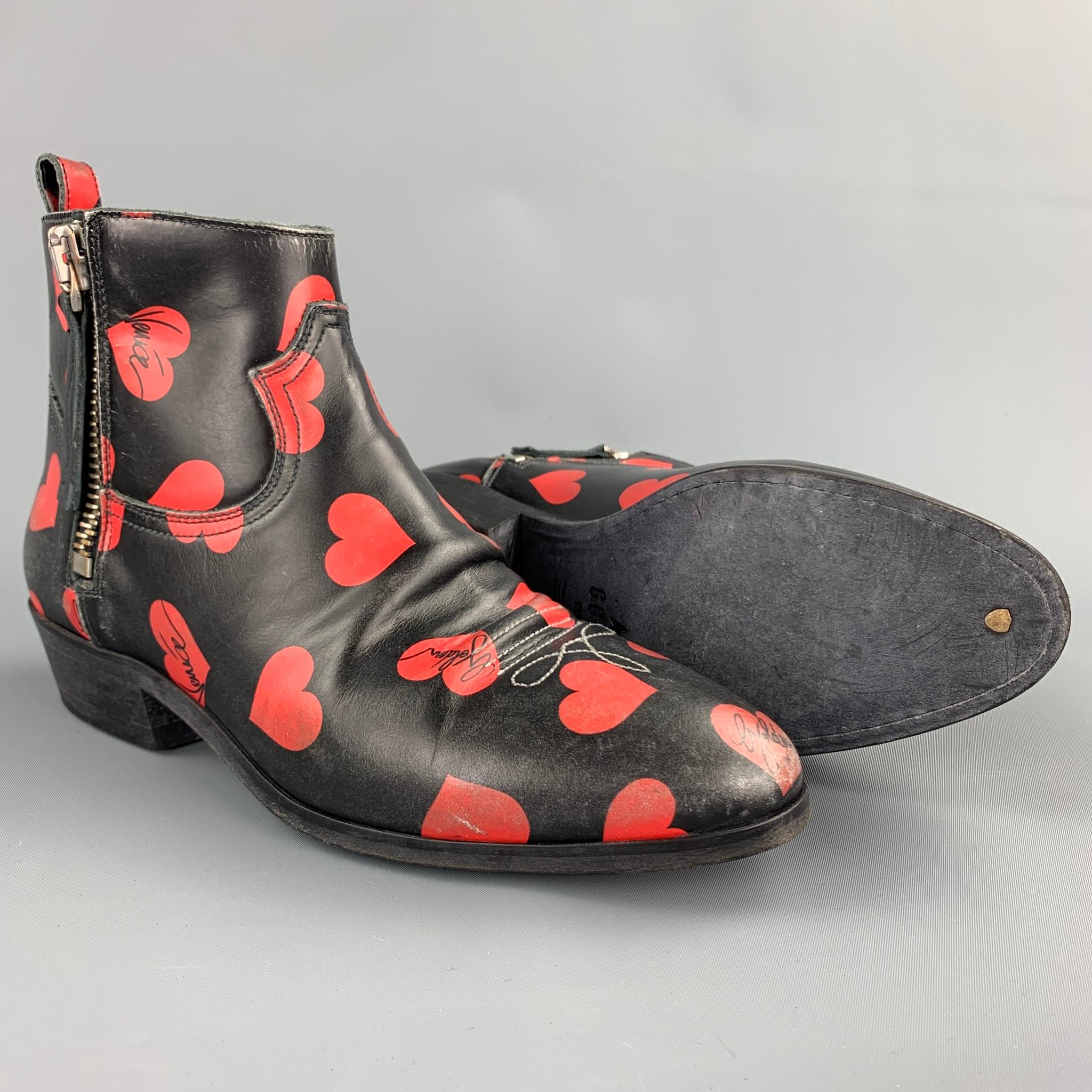 golden goose red boots