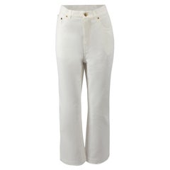 Golden Goose White Denim Straight Leg Jeans Size L Golden Goose White Denim Straight Leg Jeans Size L