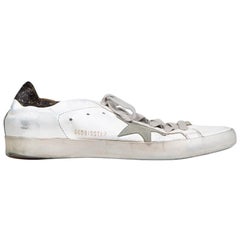 Golden Goose Zapatillas Superstar blancas de piel talla IT 39