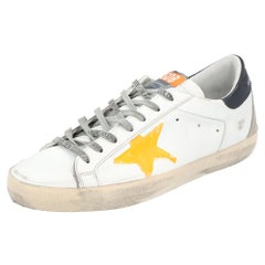 Golden Goose White/Yellow Superstar low-top sneakers Size EU 43