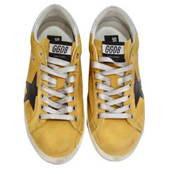 Golden Goose Yellow Leather Superstar Sneakers