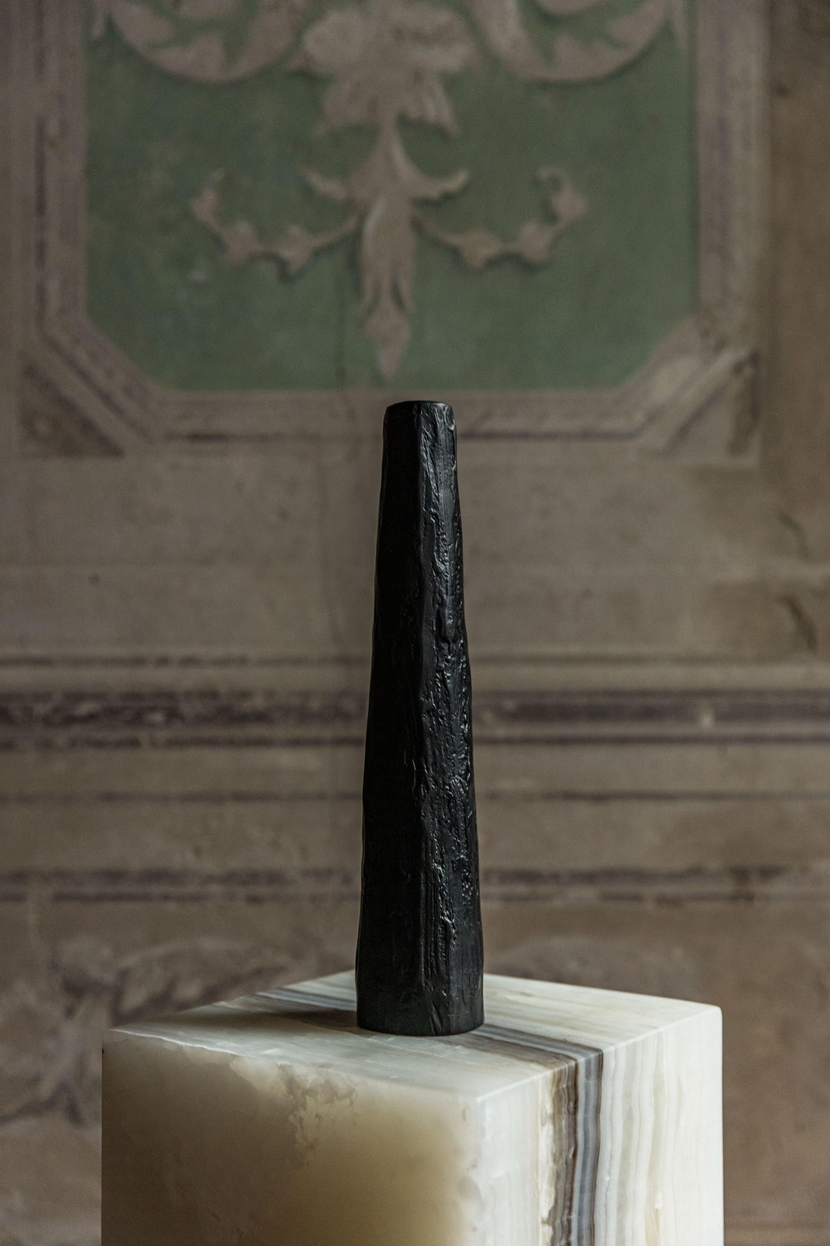 Contemporary Golden Grande Candle Pillar by Rick Owens For Sale