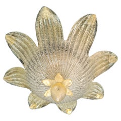 Vintage Golden Graniglia Flush Mount