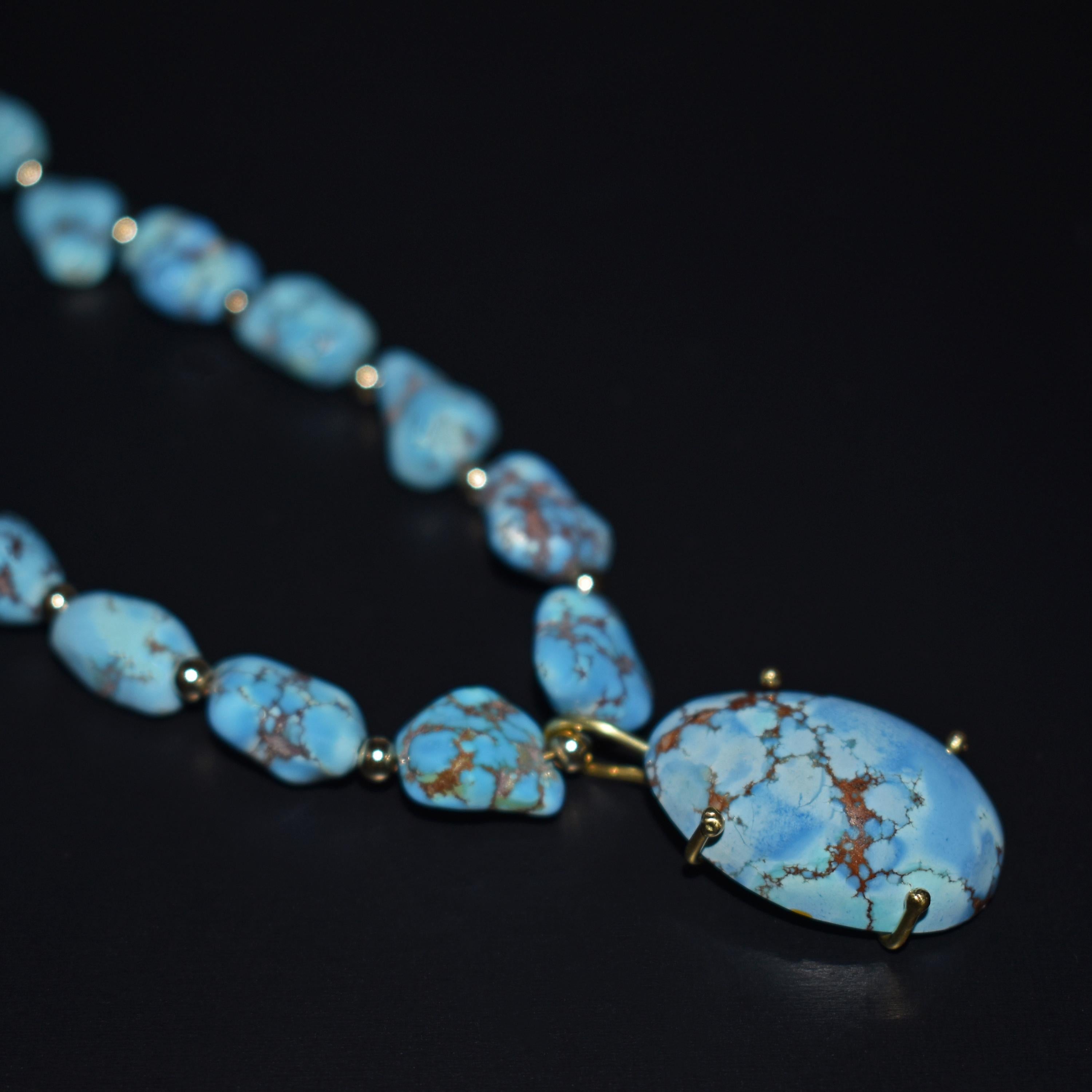 golden hills turquoise beads