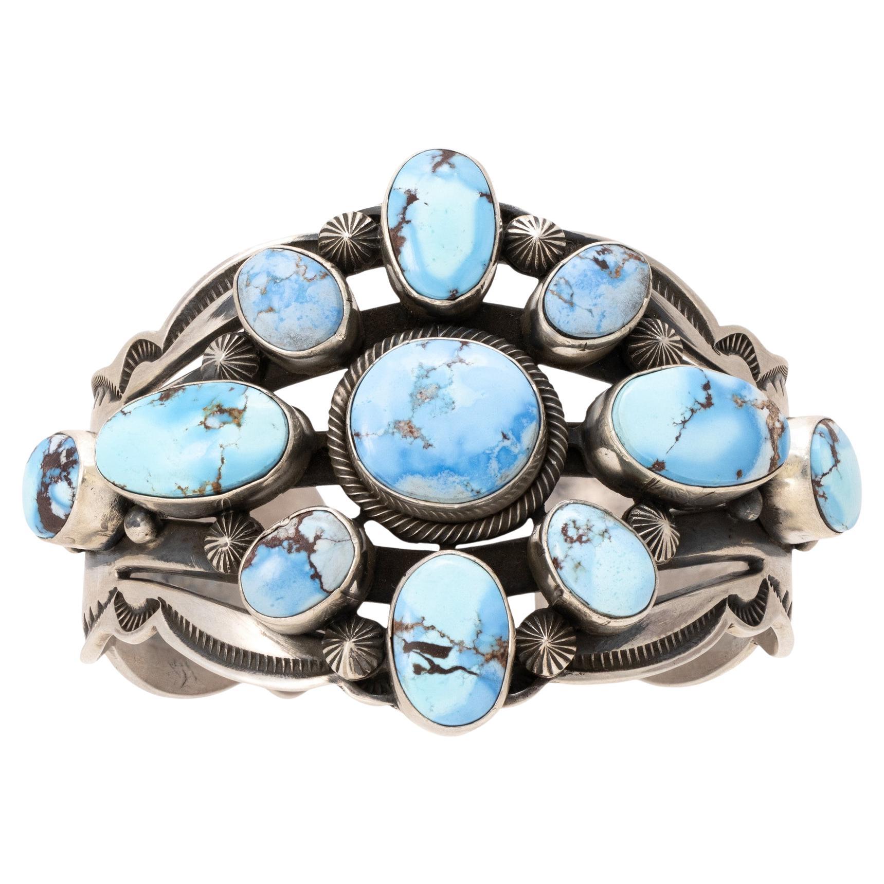 Golden Hill Turquoise Cuff Bracelet