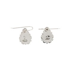 Golden Hills Turquoise and Sterling Earrings
