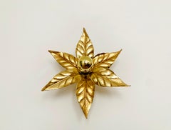 Lampe murale Golden Hollywood Regency de Willy Daro pour Massive