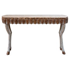 Golden Hoofs: A Whimsical Touch of Elegance "Hoofy" Console Table
