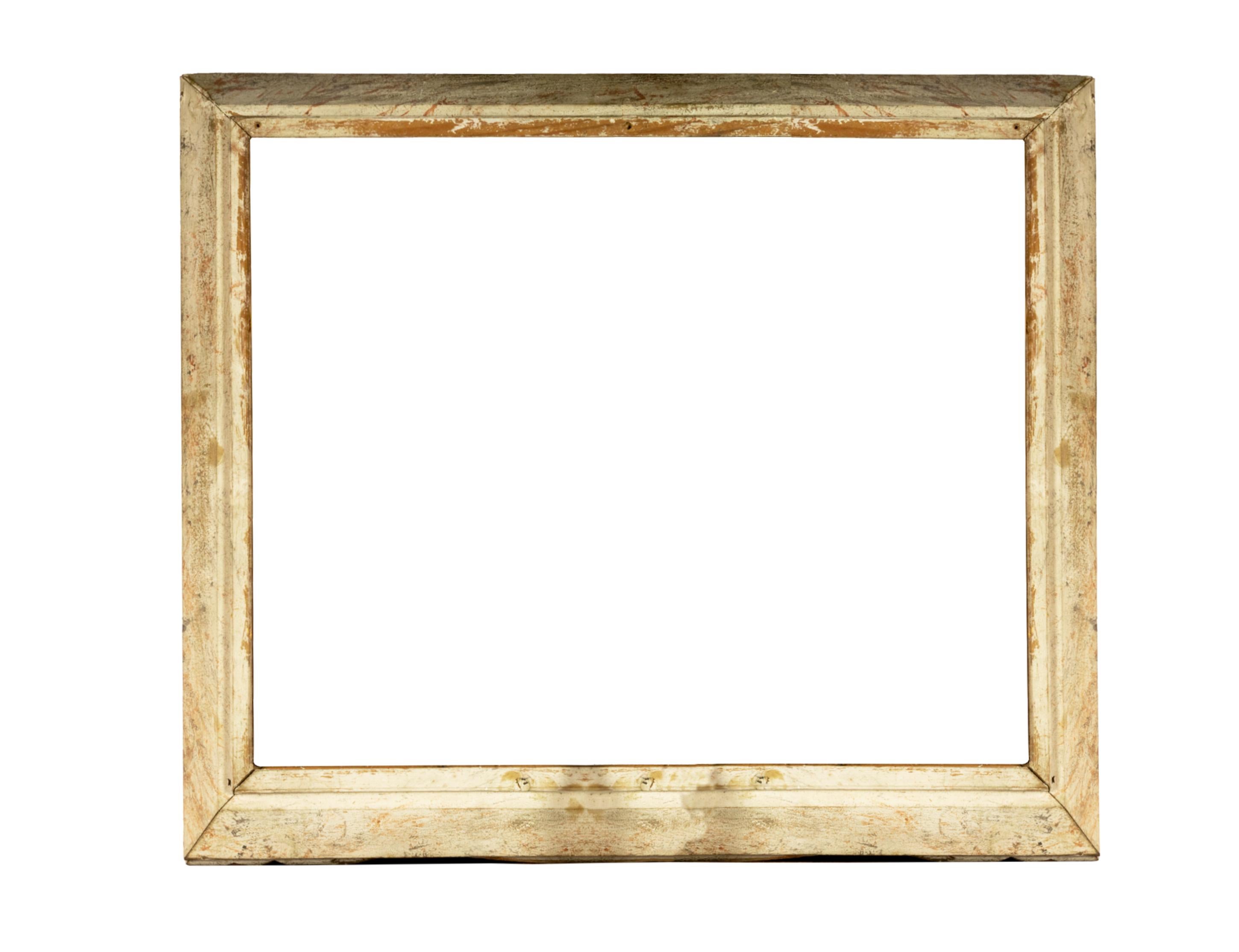 Marco dorado impresionista de castaño, principios del siglo XX 25x22in Castaño en venta